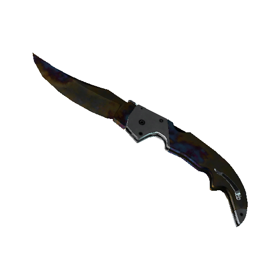 ★ Falchion Knife | Case Hardened (Well-Worn)