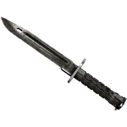 ★ StatTrak™ Bayonet | Black Laminate (Battle-Scarred)