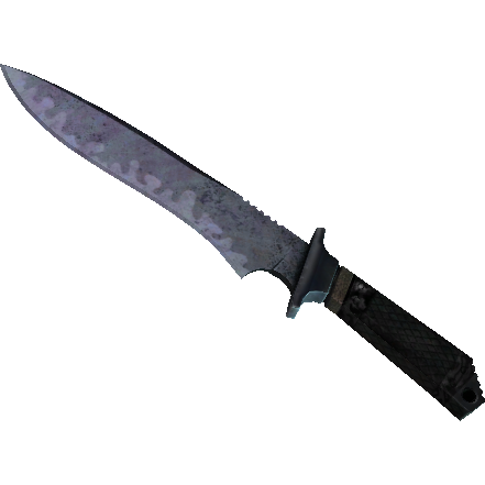 ★ StatTrak™ Classic Knife | Blue Steel (Well-Worn)