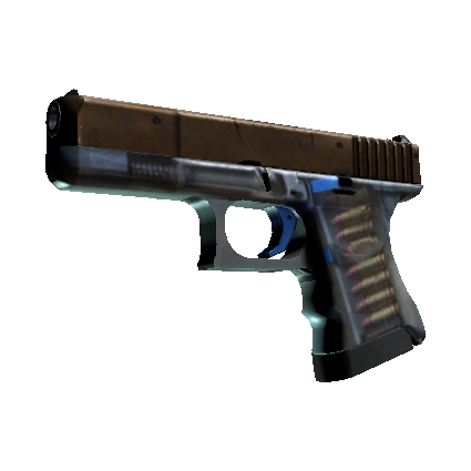 StatTrak™ Glock-18 | Clear Polymer (Battle-Scarred)