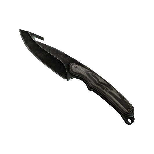 ★ Gut Knife | Black Laminate (Battle-Scarred)