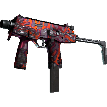 MP9 | Ruby Poison Dart (Well-Worn)