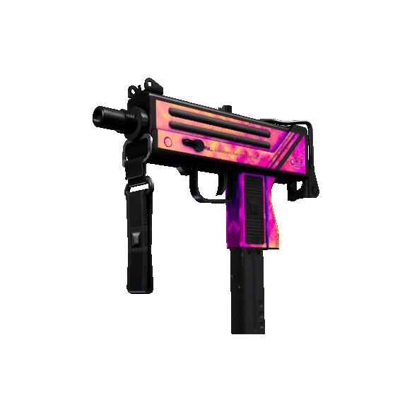 StatTrak™ MAC-10 | Disco Tech (Well-Worn)