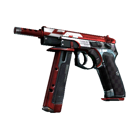 CZ75-Auto | Red Astor (Minimal Wear)