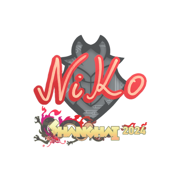 Sticker | NiKo | Shanghai 2024