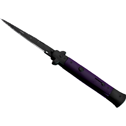 ★ StatTrak™ Stiletto Knife | Ultraviolet (Well-Worn)