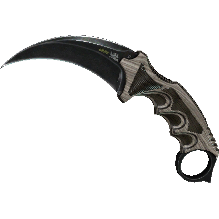 ★ Karambit | Black Laminate (Well-Worn)