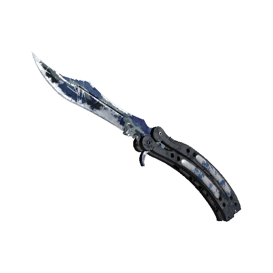 ★ Butterfly Knife | Bright Water (Battle-Scarred)