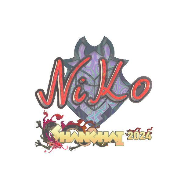 Sticker | NiKo (Holo) | Shanghai 2024