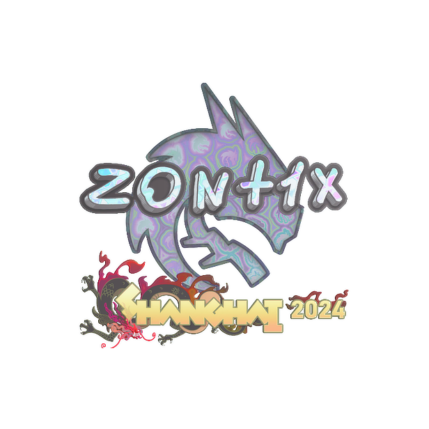 Sticker | zont1x (Holo) | Shanghai 2024