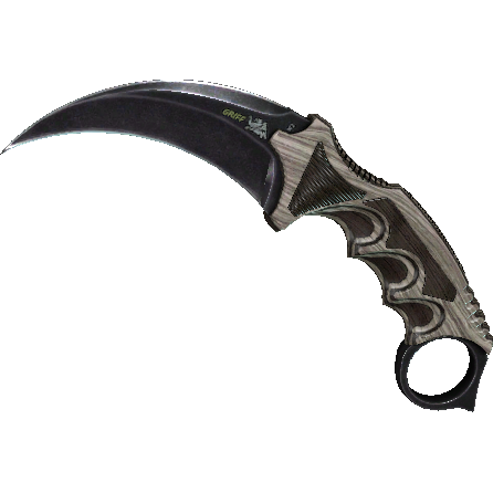 ★ StatTrak™ Karambit | Black Laminate (Factory New)