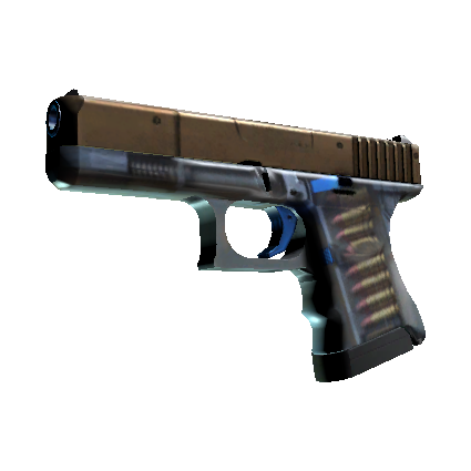 StatTrak™ Glock-18 | Clear Polymer (Well-Worn)