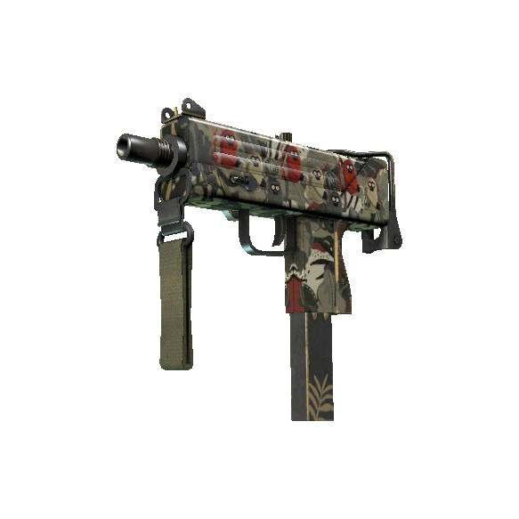 MAC-10 | Monkeyflage (Well-Worn)