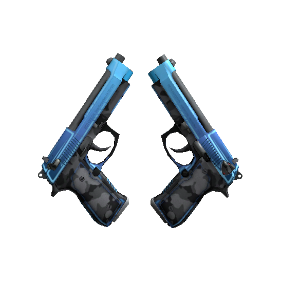 StatTrak™ Dual Berettas | Urban Shock (Factory New)