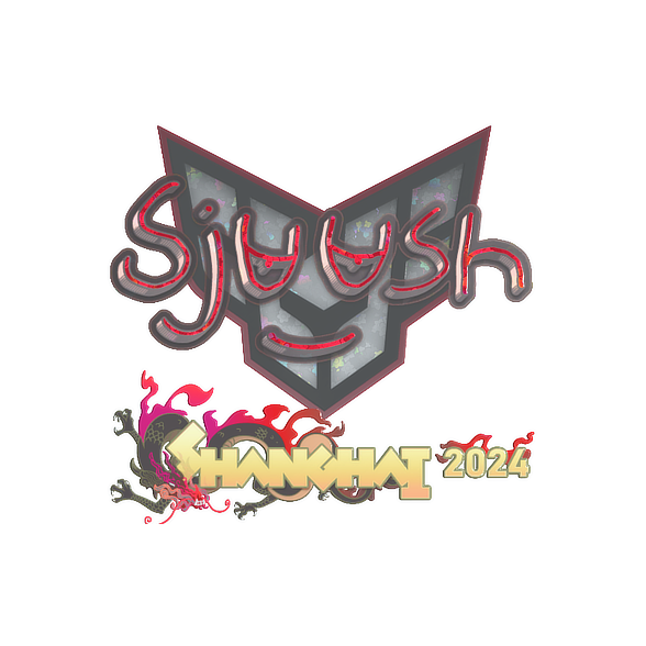 Sticker | sjuush (Glitter) | Shanghai 2024