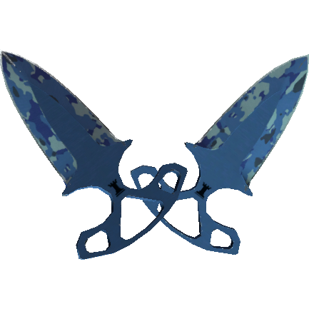 ★ Shadow Daggers | Bright Water (Well-Worn)