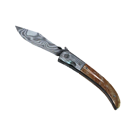 ★ Navaja Knife | Damascus Steel (Well-Worn)