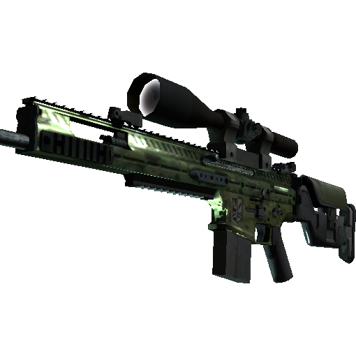 SCAR-20 | Green Marine (Well-Worn)