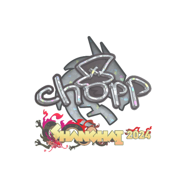 Sticker | chopper (Glitter) | Shanghai 2024