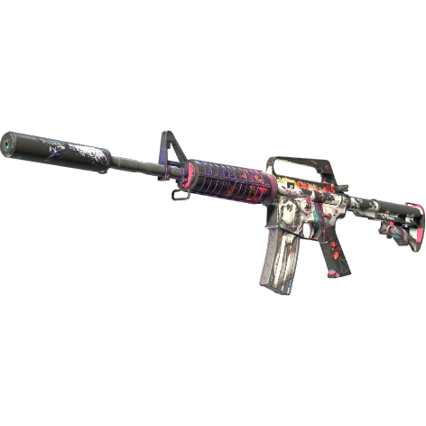 M4A1-S | Vaporwave (Battle-Scarred)