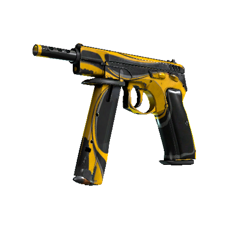 StatTrak™ CZ75-Auto | Yellow Jacket (Battle-Scarred)