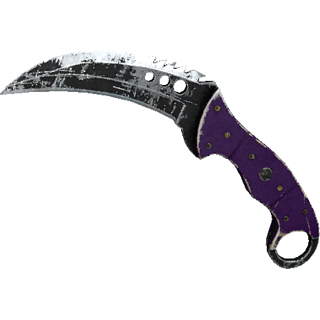 ★ StatTrak™ Talon Knife | Ultraviolet (Battle-Scarred)