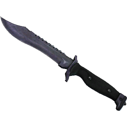 ★ StatTrak™ Bowie Knife | Blue Steel (Battle-Scarred)