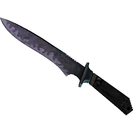 ★ StatTrak™ Classic Knife | Blue Steel (Battle-Scarred)