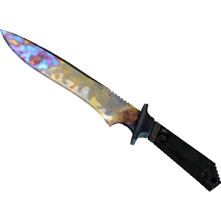 ★ Classic Knife | Case Hardened (Well-Worn)