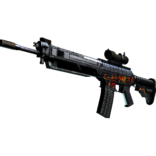 SG 553 | Heavy Metal (Minimal Wear)