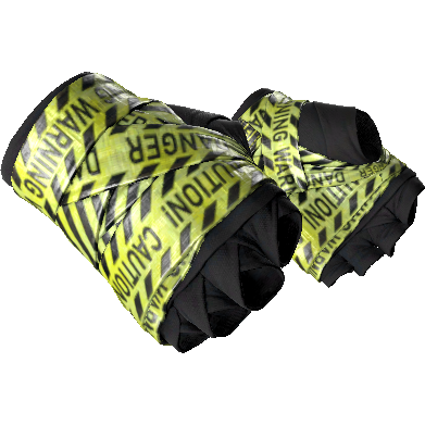 ★ Hand Wraps | CAUTION! (Factory New)