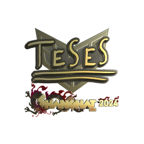 Sticker | TeSeS (Gold) | Shanghai 2024