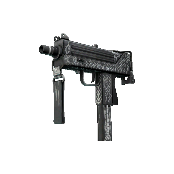 MAC-10 | Whitefish (Battle-Scarred)