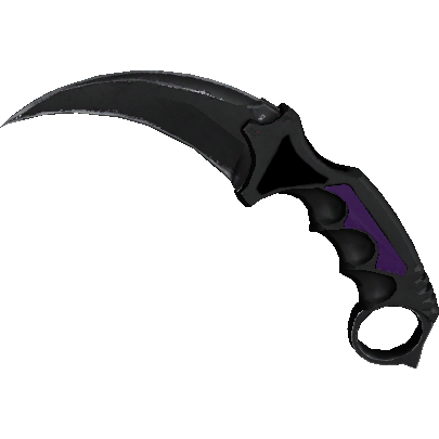 ★ StatTrak™ Karambit | Ultraviolet (Well-Worn)