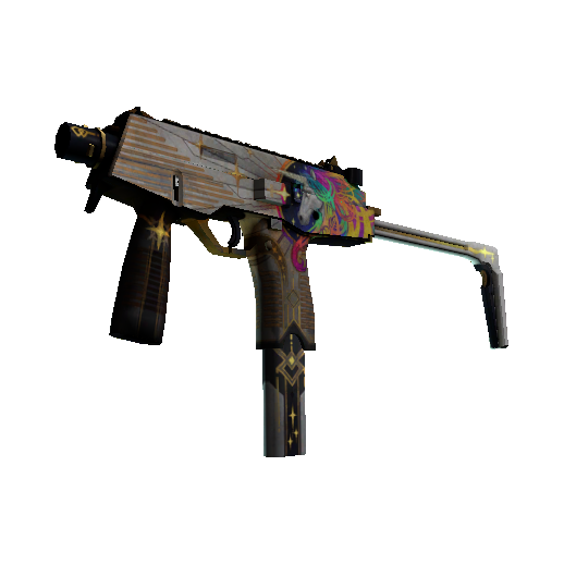 StatTrak™ MP9 | Starlight Protector (Battle-Scarred)