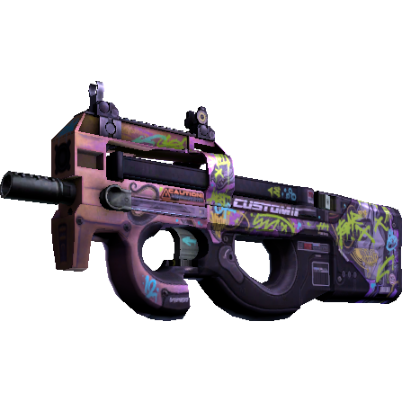 StatTrak™ P90 | Neoqueen (Well-Worn)