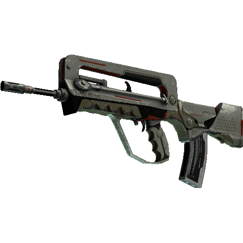 StatTrak™ FAMAS | Mecha Industries (Battle-Scarred)