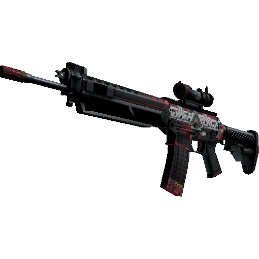 SG 553 | Cyberforce (Well-Worn)