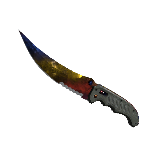 ★ StatTrak™ Flip Knife | Marble Fade (Minimal Wear)