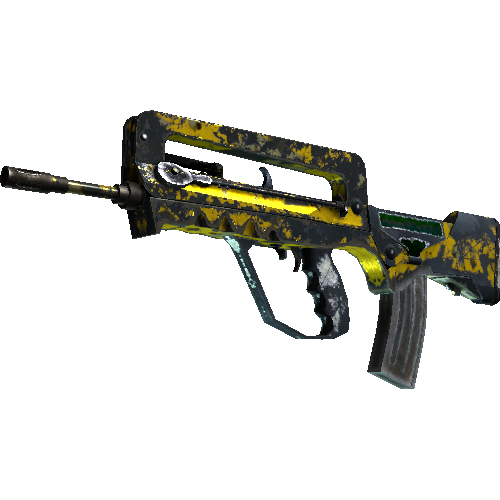 FAMAS | Neural Net (Battle-Scarred)