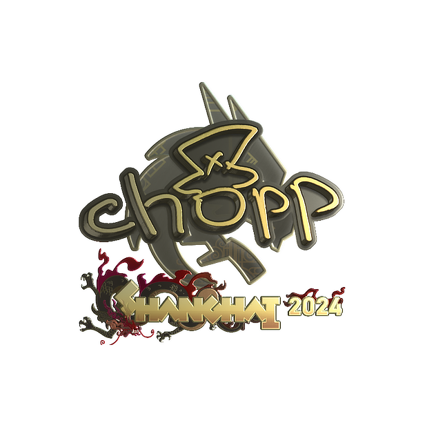 Sticker | chopper (Gold) | Shanghai 2024