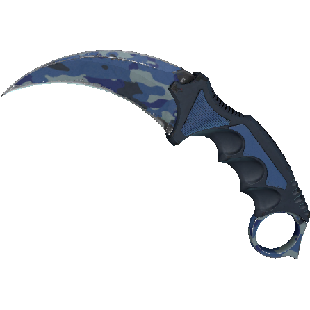 ★ StatTrak™ Karambit | Bright Water (Well-Worn)