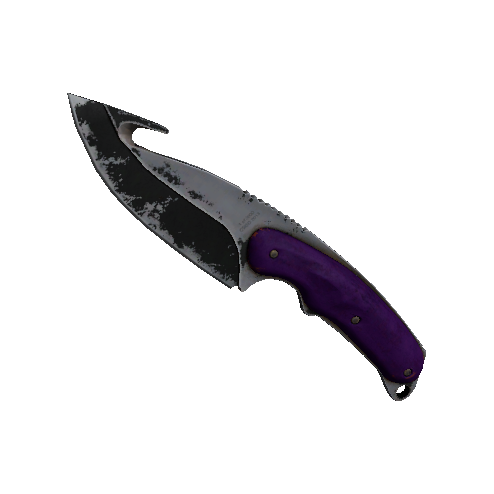 ★ StatTrak™ Gut Knife | Ultraviolet (Battle-Scarred)