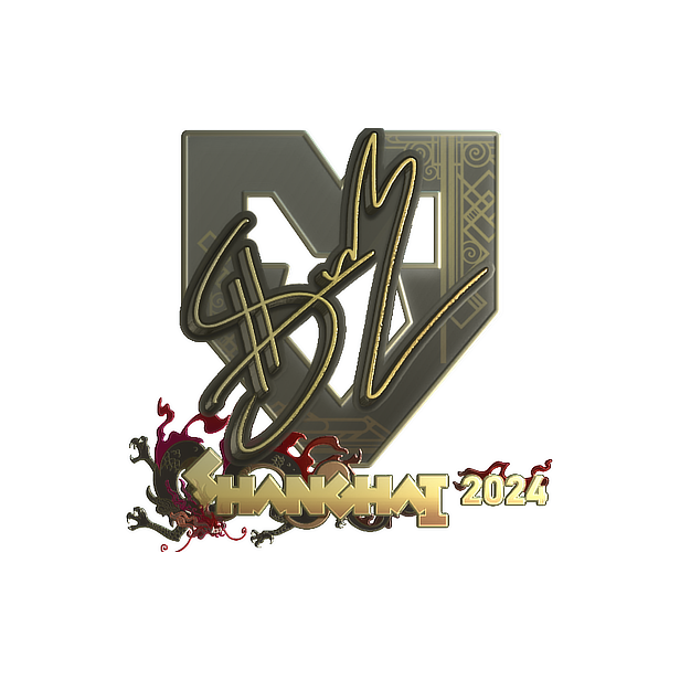 Sticker | siuhy (Gold) | Shanghai 2024