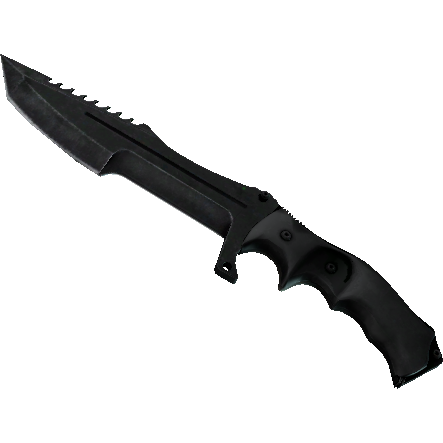 ★ StatTrak™ Huntsman Knife | Black Laminate (Factory New)