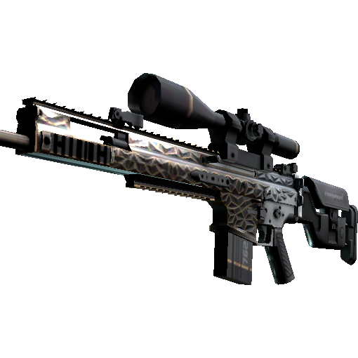 StatTrak™ SCAR-20 | Fragments (Minimal Wear)