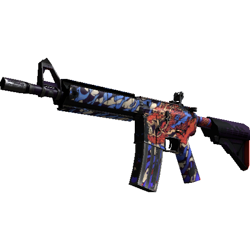 M4A4 | 龍王 (Dragon King) (Well-Worn)