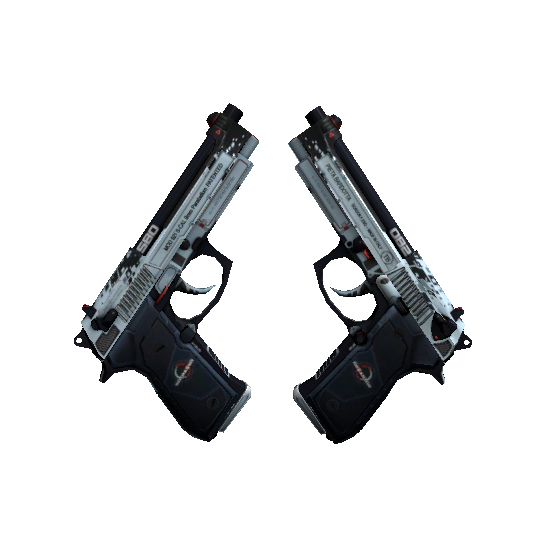 StatTrak™ Dual Berettas | Dezastre (Field-Tested)