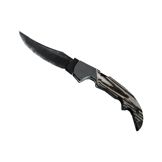 ★ StatTrak™ Falchion Knife | Black Laminate (Minimal Wear)