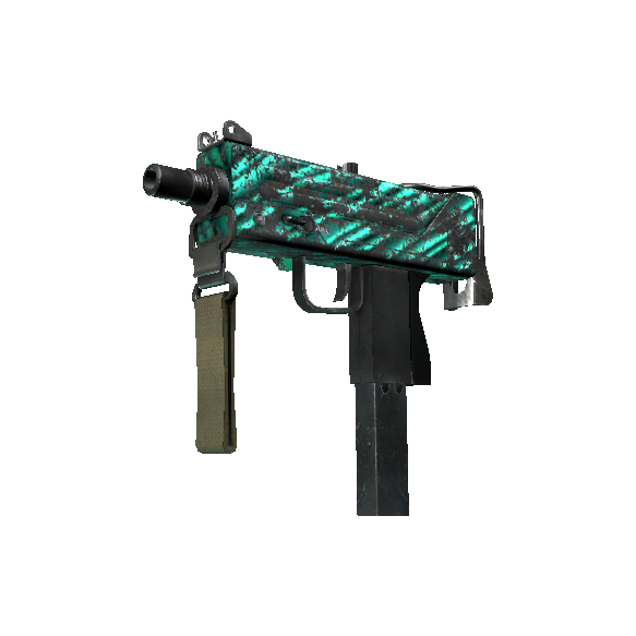 StatTrak™ MAC-10 | Malachite (Battle-Scarred)